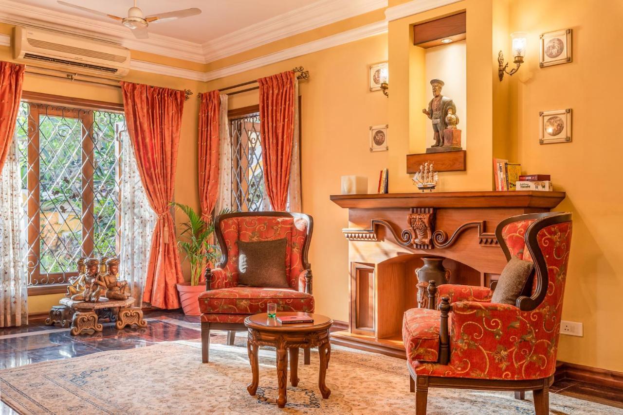 波尔沃林Casa Amarela - Lux Portuguese 4Bhk In North Goa别墅 外观 照片